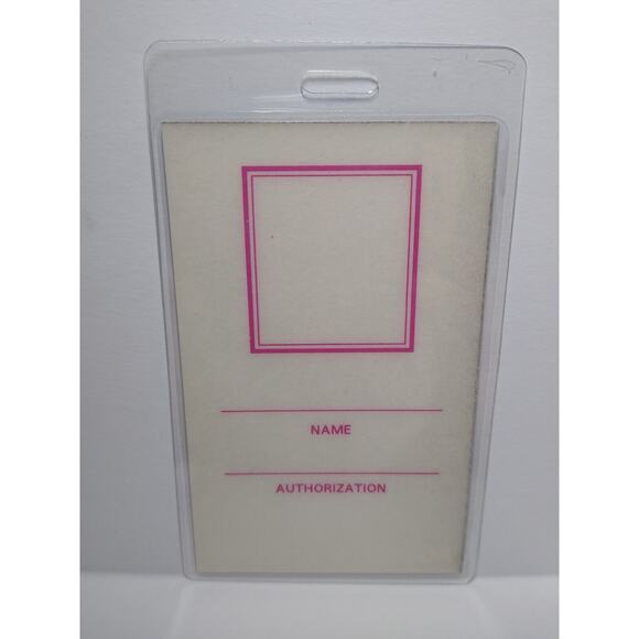 Danzig Backstage Pass Plastic Laminated 1989 Original Heavy Metal Rock Misfits - Picture 2 of 3